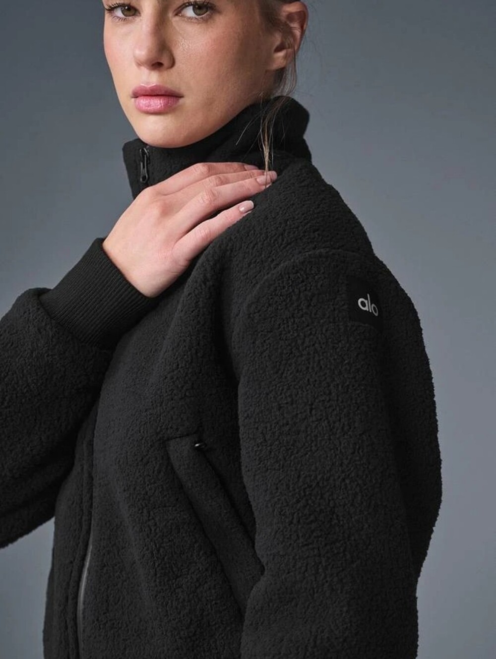 Alo Yoga Micro Sherpa Destiny Jacket Small - Picture 3 of 8